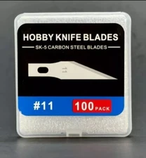 100PCS Blades #11 Exacto Knife For x-Acto Hobby Multi Tool Art Craft Replacement