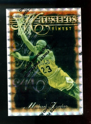 1996 Topps Maestros Finest Refractor #127 Michael Jordan HOF w/ Coating