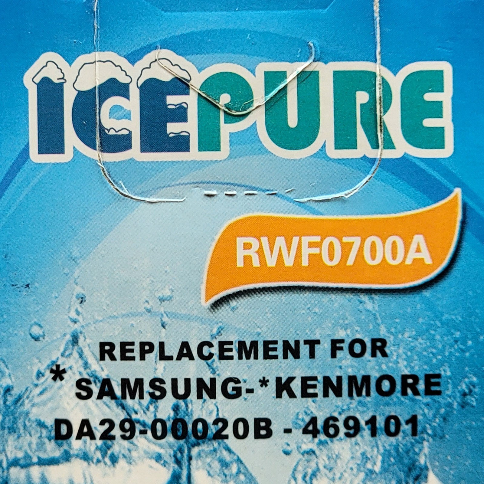 ICEPURE RWF0700A Refrigerator Water Filter 2 Pack for Samsung/Kenmore
