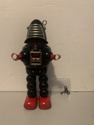 Robby The robot Wind-up black planet robot Reproduction NEW