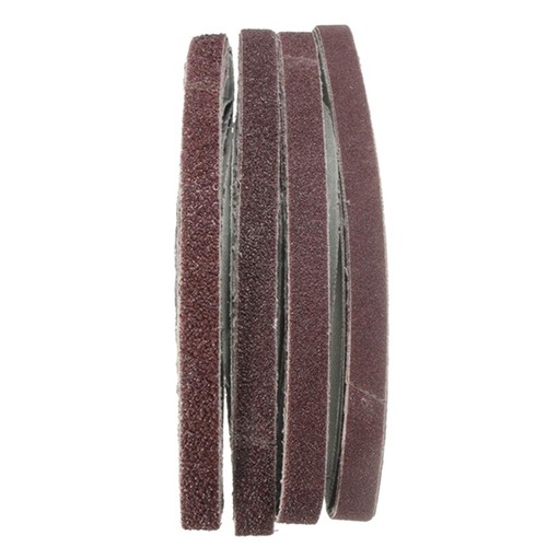Lot De 10 Bandes Abrasives En Tissu 100 X 610 Pour Ponceuse à Bande