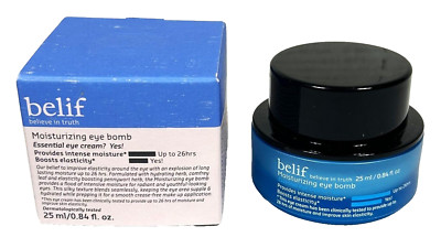 NEW/SEALED BELIF Moisturizing Eye Bomb Essential Eye Cream 0.84 oz (25 mL)