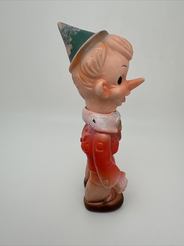 Vintage Pinocchio Toy By Brev Made In Italy Rubber Toy 1950s Era- 9In …103 - Picture 19 of 24