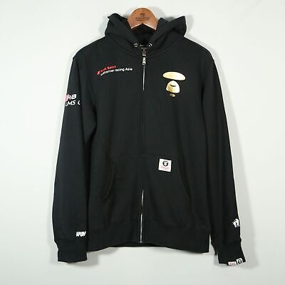 Genuine Aape By Bape X Audi Racing Asia Hoodie - Black - XL Genuine Aape By Bape X Audi Racing Asia Hoodie - Black - XL