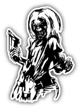 Iron Maiden Killers Car Bumper Sticker Decal - 9'', 12'' or 14''
