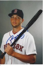 Blake Swihart Signed Autographed photo Boston Red Sox Top Prospect