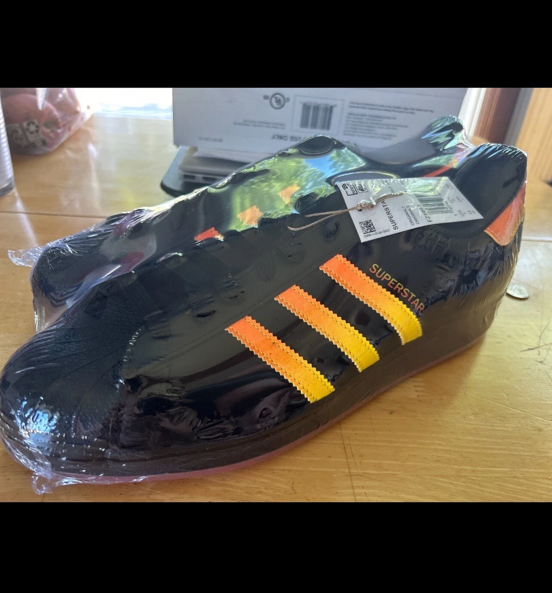 adidas Superstar Black Beam Yellow Gradient for Sale | Authenticity  Guaranteed | eBay