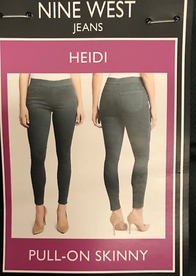 NINE WEST WOMEN'S HEIDI PULL ON YOGA STRETCH PANT EVENING JADE