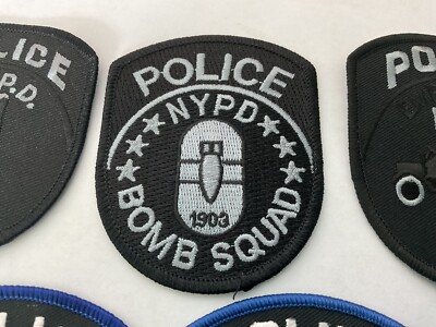 NYPD Police Special Unit collectable patch set Seven full size All