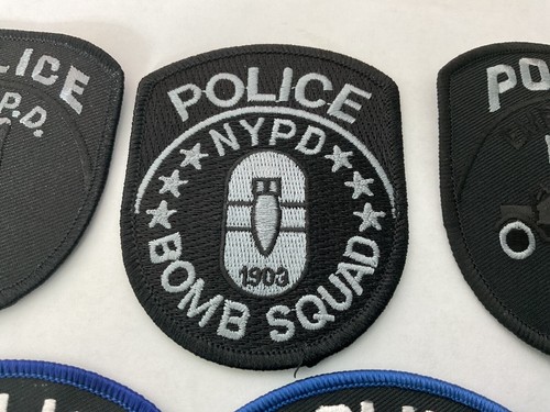 NYPD Police Special Unit Sammlerstück Patch Set Seven Full Size Alles Neu Niedriger Preis - Bild 7 von 9