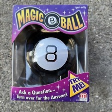 Classic Mattel Magic 8 Ball Toy Vintage Game Fortune Teller Kids Lucky Answers