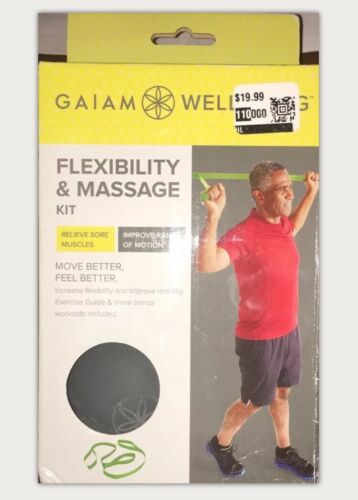 Flexibility And Massage Ball 3 Pc. Kit Gaiam Wellbeing NEW IN BOX Fast Shipping! - Picture 11 of 13
