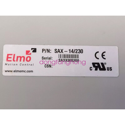Brand New Elmo SAX-14/230 Motion Control Servo DHL or FedEX or UPS