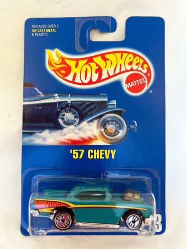 Hot Wheels Blue Card Bundle #154 '59 Cadillac & #213 '57 Chevy 1959 Cadillac - Picture 3 of 5