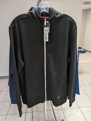 NWT MEN'S BLACK CLOVER FRANKIE FULL ZIP HOODIE, SIZE: M, COLOR: BLACK (M6)