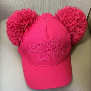 Mickey Mouse Ponpon Cap Tokyo Disney Resort 35th Anniversary Pom Pon Hat Pink Ebay