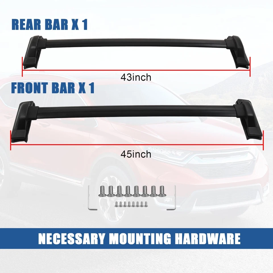 Car Top Roof Rack Cross Bars Luggage Cargo Carrier Fits For 2007-2011 Honda CRV Foto 2 de 4
