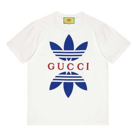 Gucci x adidas cotton jersey T-shirt in white Men's 548334 Gucci x adidas cotton jersey T-shirt in white Men's 548334