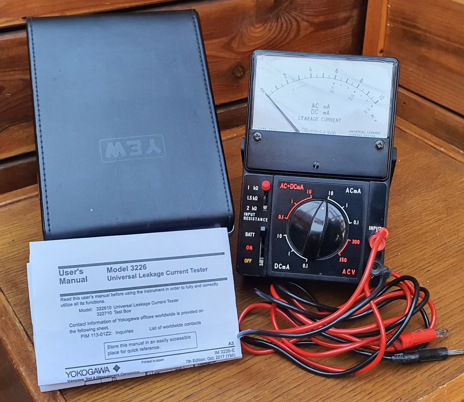 Yokogawa Model 3226 Universal Leakage Current Tester Multimeter Made in Japan eBay
