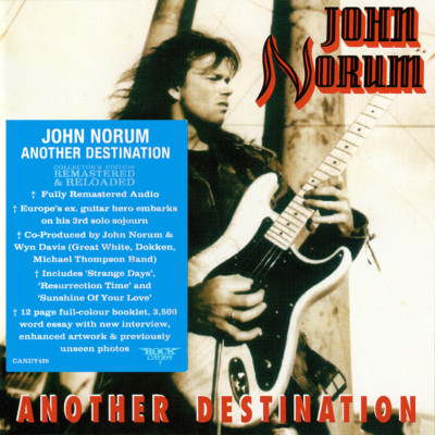 John Norum ~ Another Destination (1995) CD 2020 Rock Candy Records UK   NEW  