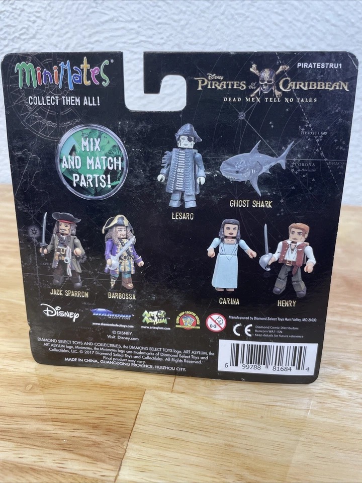 MINIMATES PIRATAS DEL CARIBE - LESARO Y TIBURÓN FANTASMA - O1 Foto 2 de 4