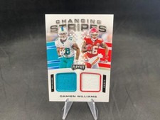 2020 PANINI PLAYOFF FOOTBALL DAMIEN WILLIAMS CHANGING STRIPES DUAL PATCH