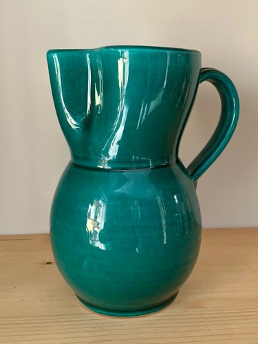 Brocca Caraffa in ceramica smaltata 1 litro - Foto 2 di 3