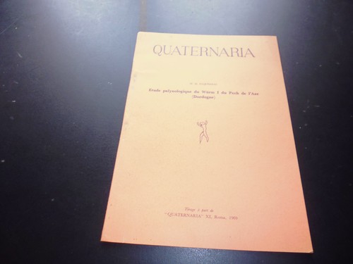 Tirage à part : Dordogne Analyse palynologique de niveaux moustérien de Caminade - Picture 1 of 3
