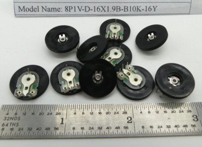 Thumbwheel 10K Ohm Linear Taper Potentiometer Sets of 10 pieces like Sparkfun