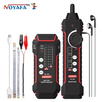 Noyafa NF-802 Lan Tester Network Wire Tracer Cable Tracker RJ45 RJ11 Line Finder