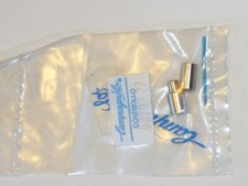 Campagnolo Ferrules 619/620 Step Down/Spindled Nickel/Brass Housing Ends NOS NIP