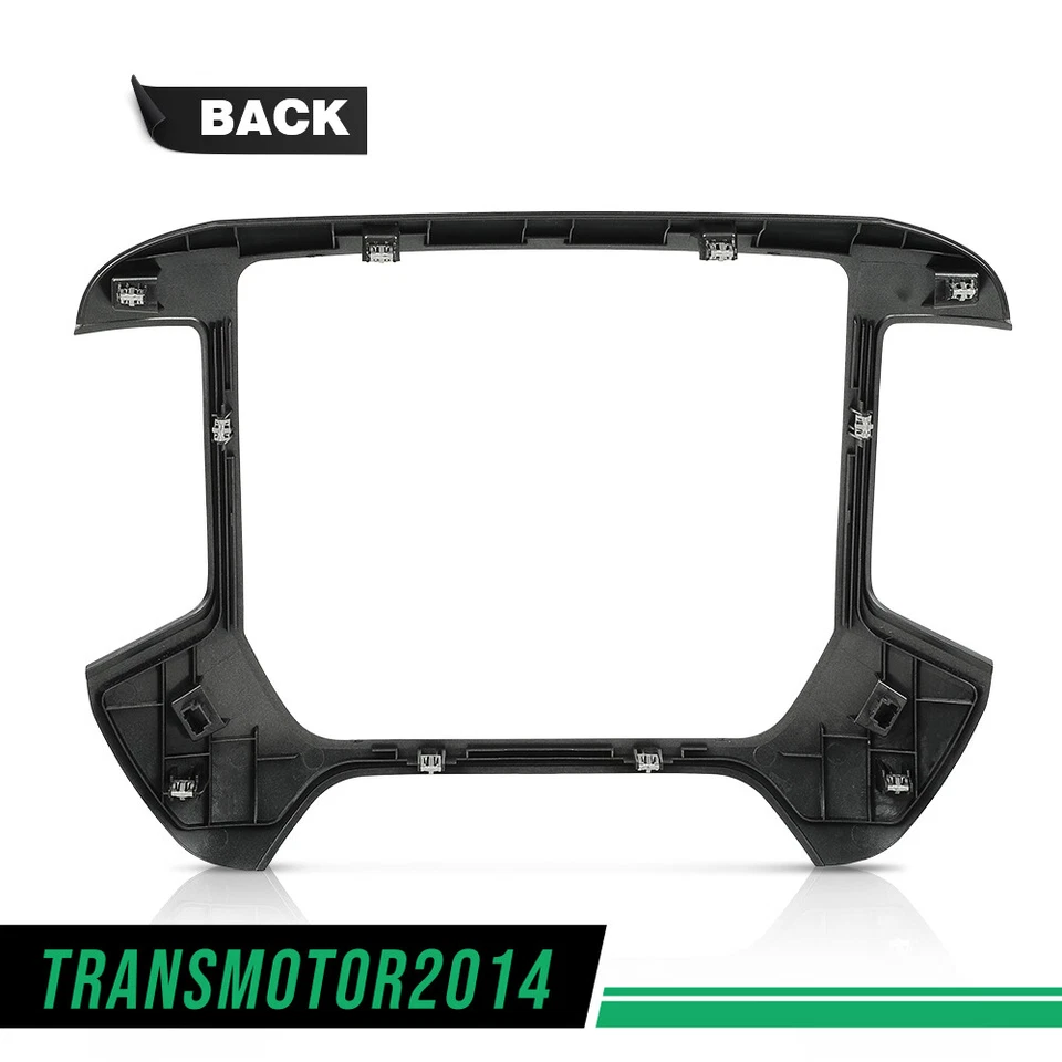 Ajuste para Silverado Sierra 2014-2020 tablero centro radio control bisel panel gris Foto 4 de 4