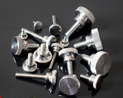 Select Size M8 M10 M12 304 Stainless Steel Knurled Thumb Screws Bolts