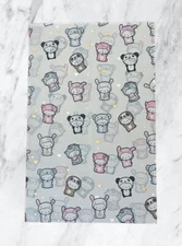 Animal Emoti Rose Gold Vellum Sheet ~ sold out cute The Coffee Monsterz Co TCMC