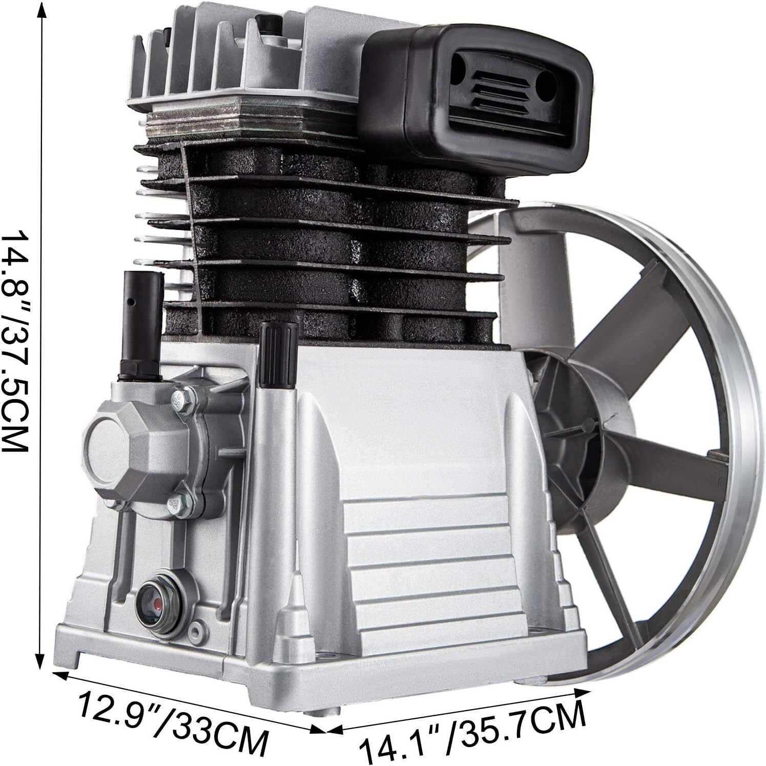 Tête de compression fonte double cylindre 2,2KW à longévité accrue - 3