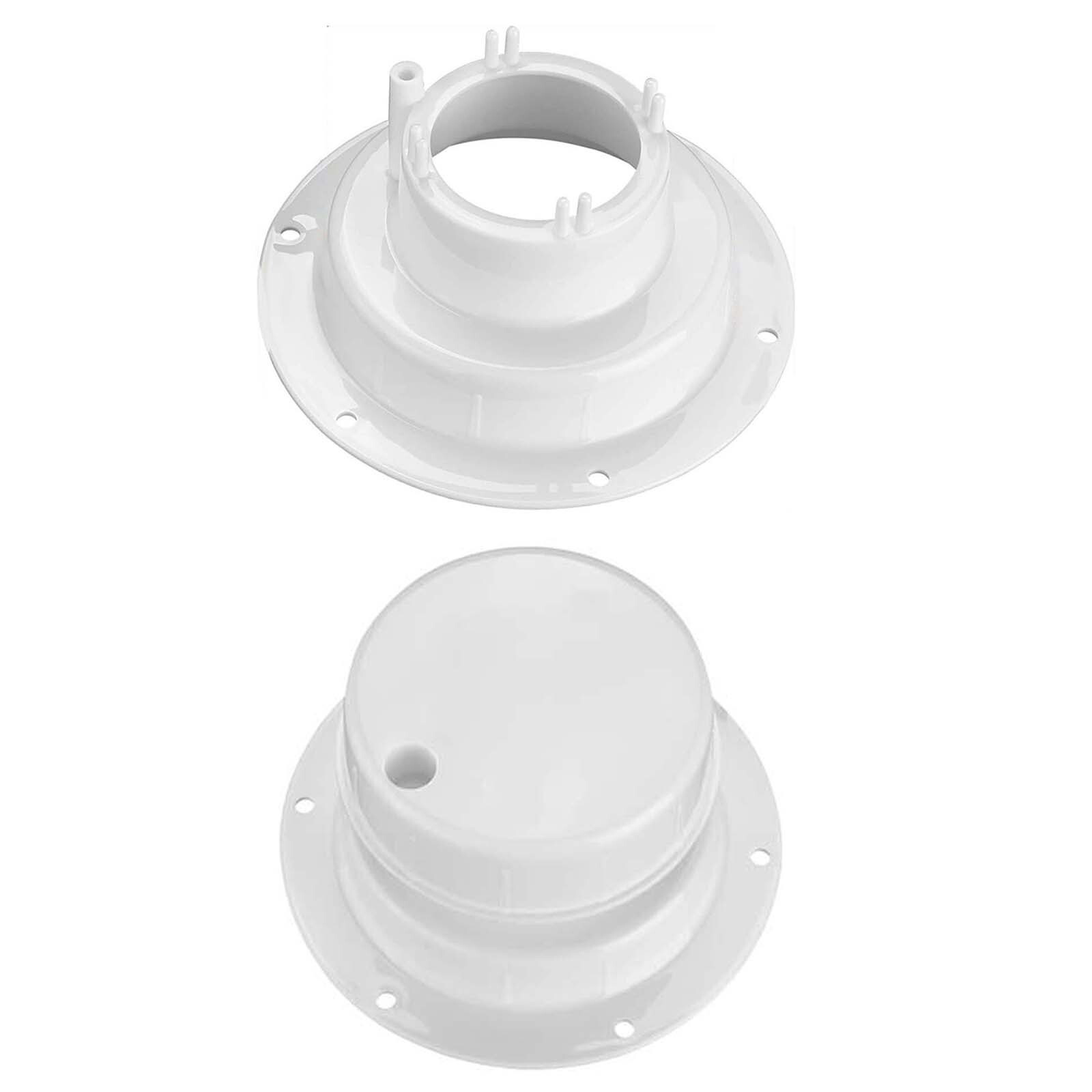 RV Plumbing Vent Cap White Plastic Roof Cover for Trailer Camper 1" to