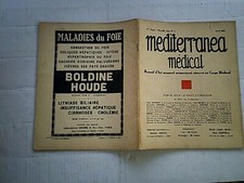 MEDITERRANEA MEDICAL N° 4 AVRIL 1934 NAUSICAA VALSE MARCEL LEMAR RECUEIL ART