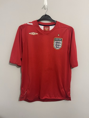 England Genuine Umbro Football National Team 06/08 Away Shirt Jersey Size XL