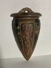 Atq Roseville Florentine Wall Pocket 7.25" circa 1920s