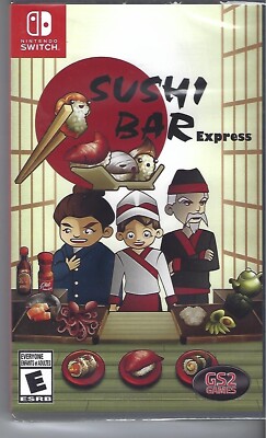 Sushi Bar Express (Nintendo Switch, 2023) Brand New Factory Sealed