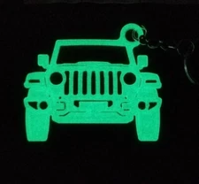 4x4 Jeep Keychain Lookalike Glow In The Dark Key Chain