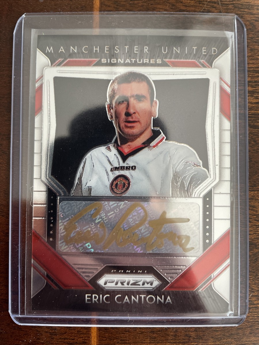 2021 Panini 寝転がっ Prizm Eric Cantona Auto Pink