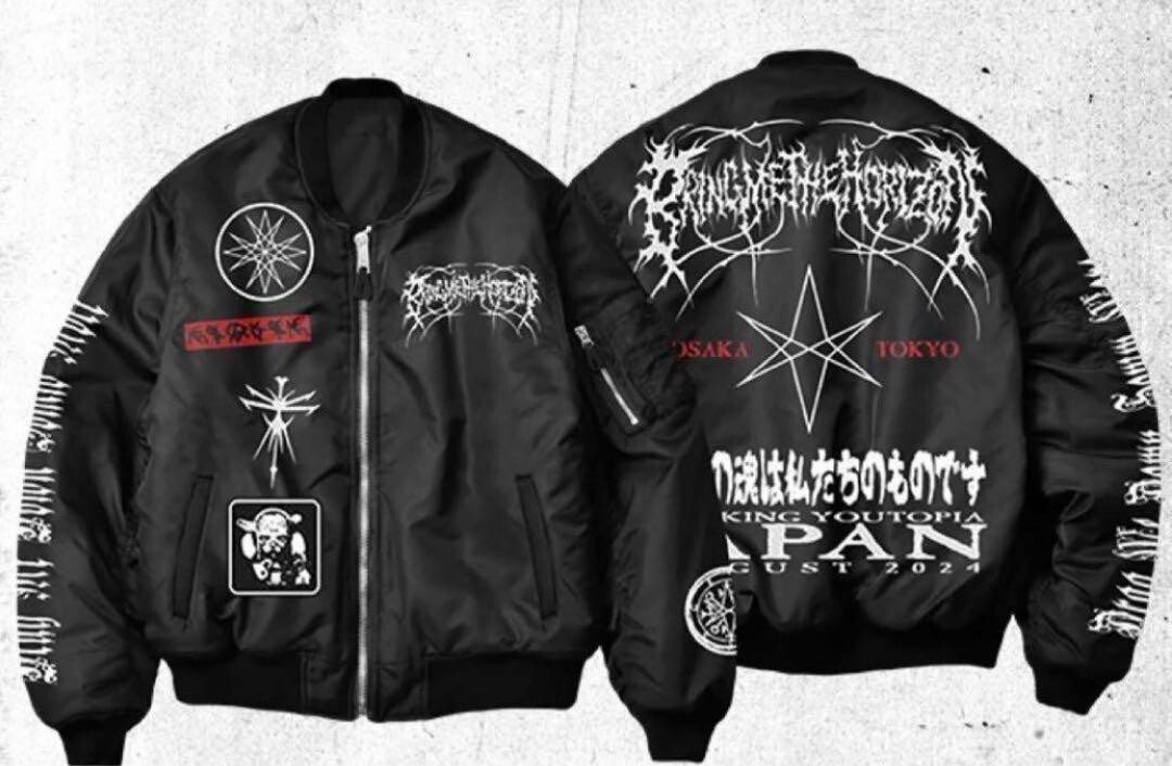 Bring Me The Horizone BMTH Soul Jacket MA-1 size M Pop-up Bring Me The Horizone BMTH Soul Jacket MA-1 size M Pop-up