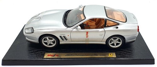 Maisto 1/18 Scale Diecast - 31839 Ferrari 550 Maranello 1996 Met. Grey - Picture 4 of 5