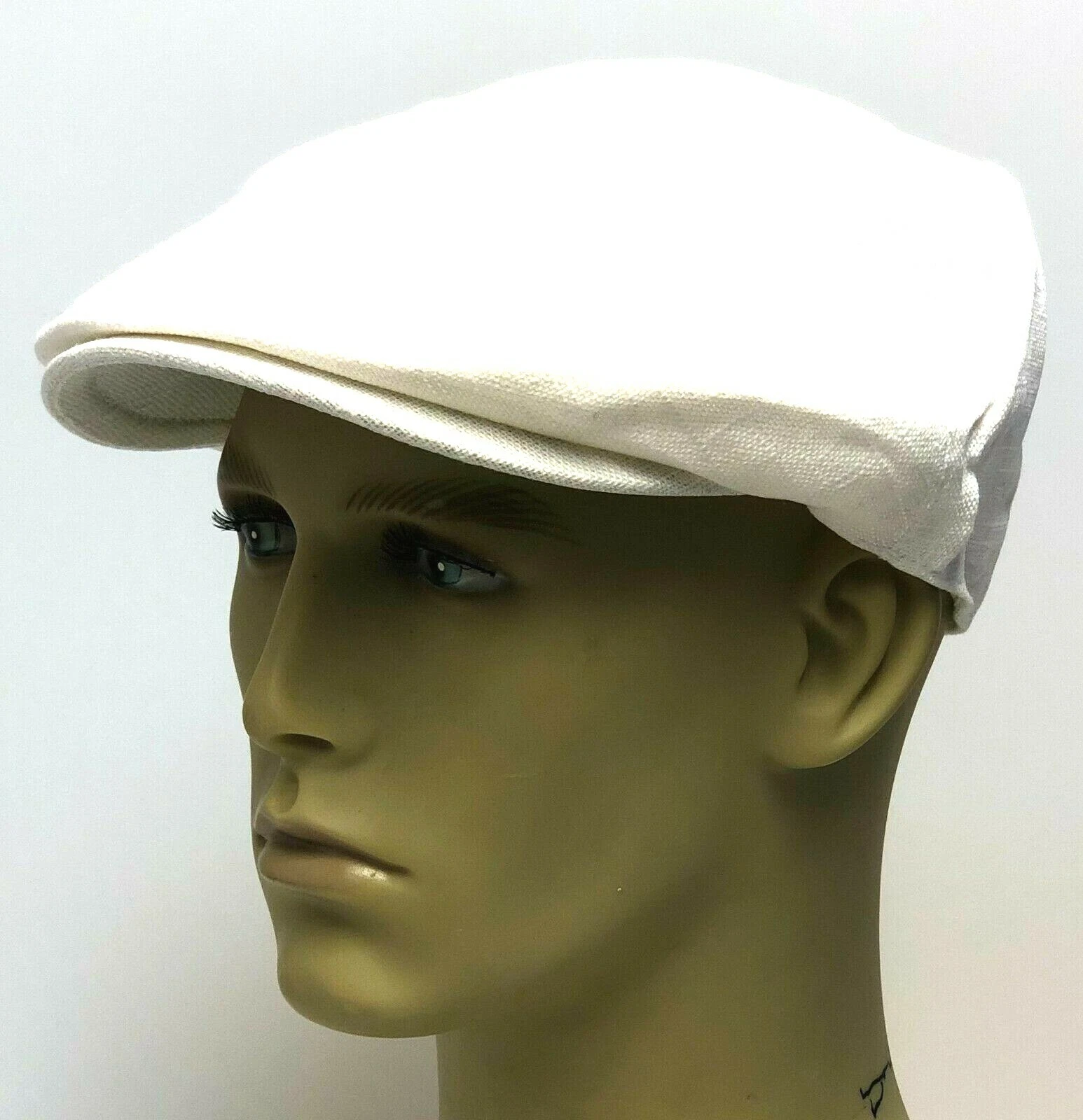 Flat Cap Summer Linen Hat White Flat Bakerboy Baker Boy Sun Cotton Bowling Mens
Opens in a new windo