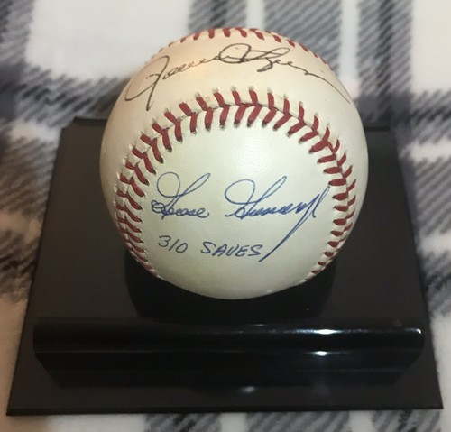 Goose Gossage Rollie Fingers Duel Signed National League baseball - Picture 3 of 6