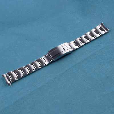 For Seiko 5 SNK809 807 805 Silver Brushed Oyster Watchband Strap Bracelet 18mm