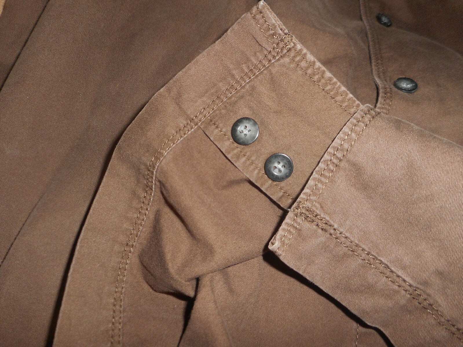 Harley Davidson Button Front Brown Embroidered Ba… - image 6