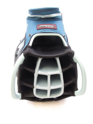 Titleist Cart 15 StaDry Cart Golf Bag Charcoal/Lagoon/Sky Titleist Bag - Picture 5 of 5