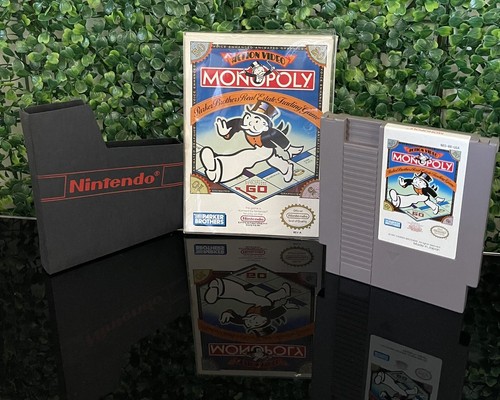Double Dribble CIB Complete Box/Monopoly W/Box Nintendo Nes SNES N64 - Picture 2 of 22